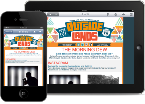 How Outside Lands Doubled Their Social Impact With Email