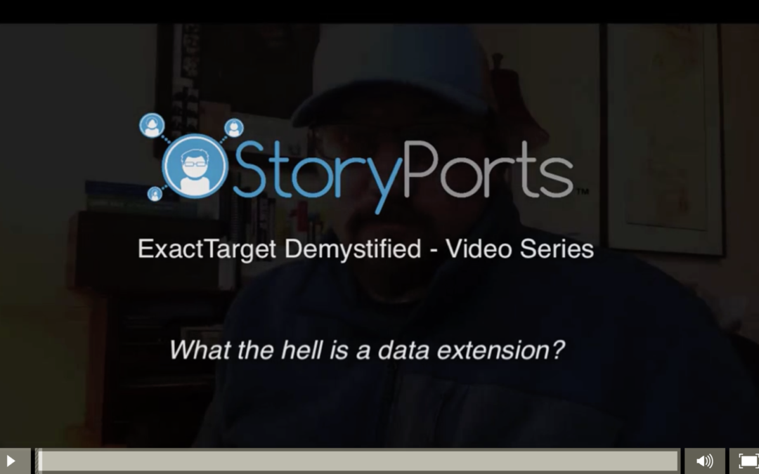 What the Hell is a Data Extension? – ExactTarget Demystified Ep 1