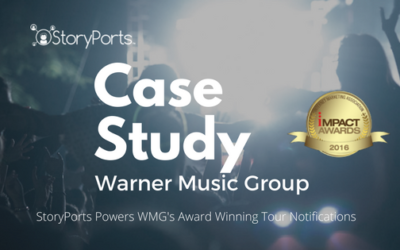 StoryPorts Powers Warner Music Group’s Award-Winning Tour Notifications