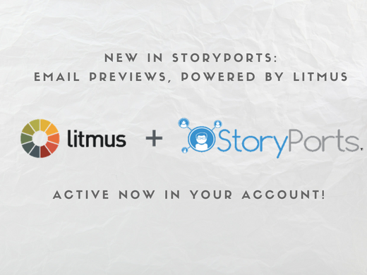 Litmus Email Previews Live Now in StoryPorts