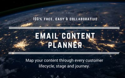 [Free Tool] Email Content Planner For Customer Stages