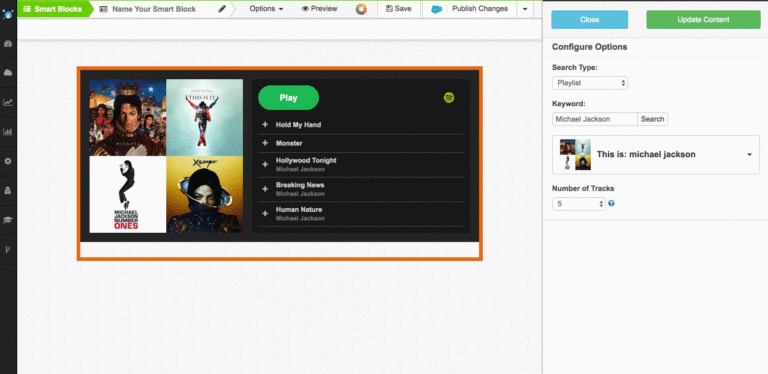 Introducing the world's first Spotify player for email marketers