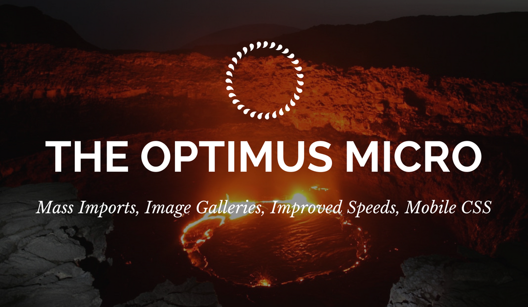 [New Features] The Optimus Micro Release Highlights