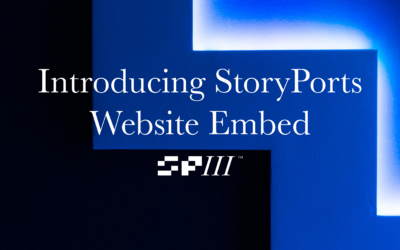 Introducing StoryPorts Website Embed